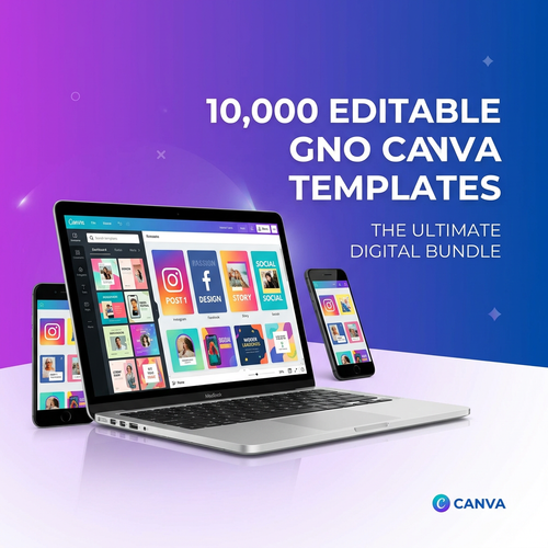 10,000 Canva Templates - Optimized