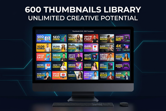 600 Thumbnails Library - SEO Optimized