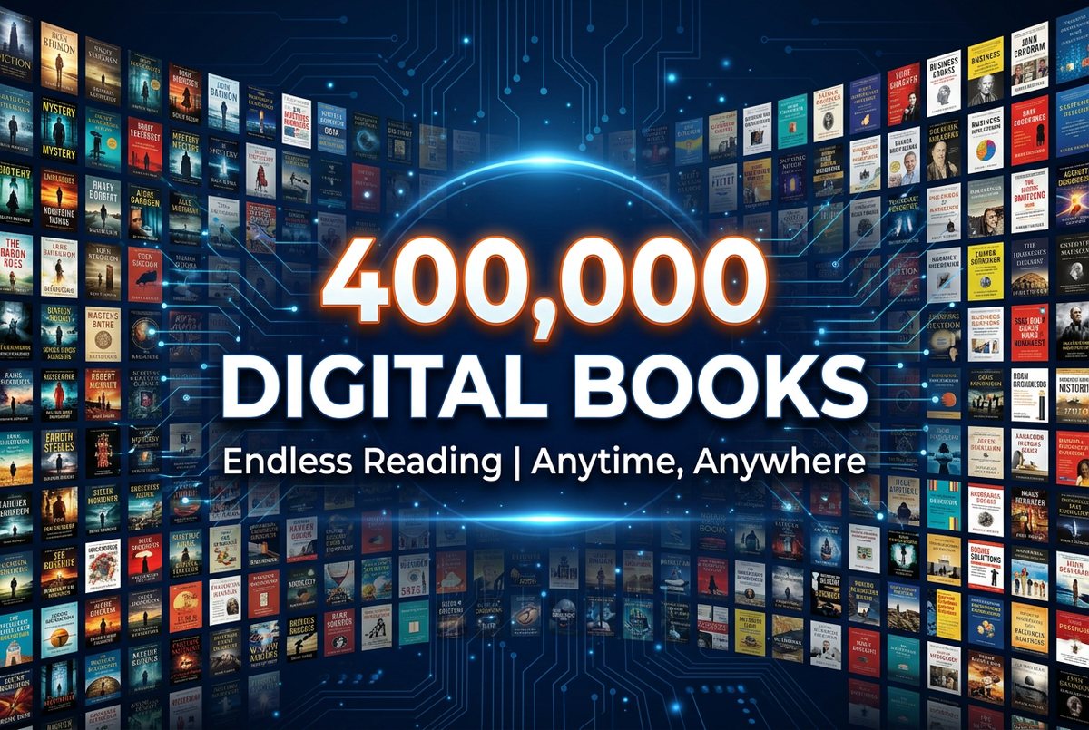 400,000 Digital Books - Complete eBook Library Instant Download