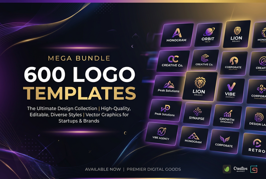 Mega Bundle - 600 Logo Templates